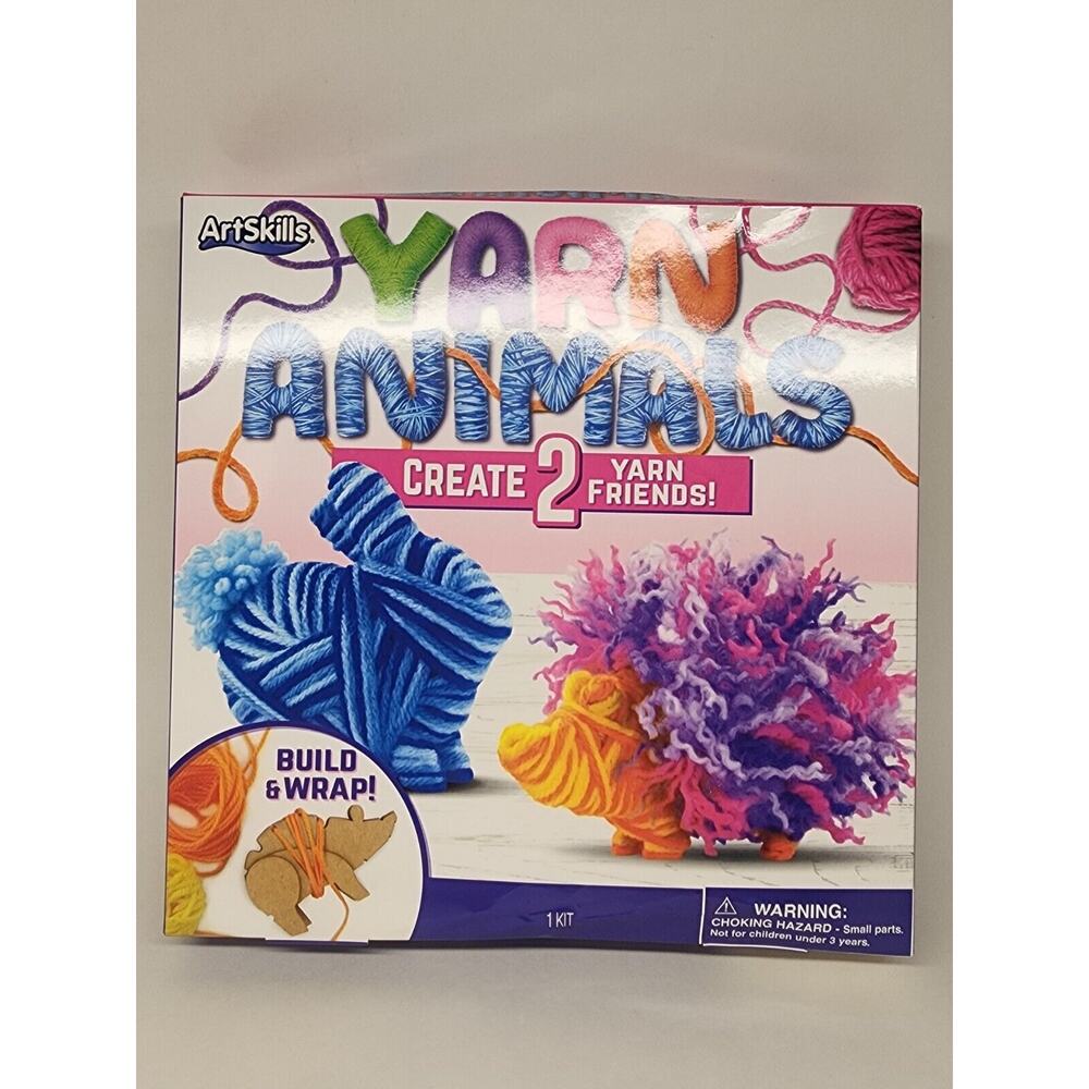 Art Skills Yarn Animals Create 2 Yarn Friends